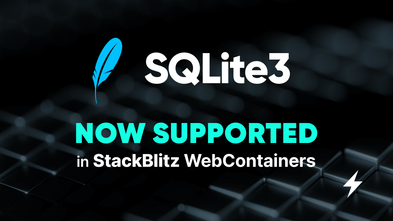 Introducing SQLite3 support in Containers! 🧪