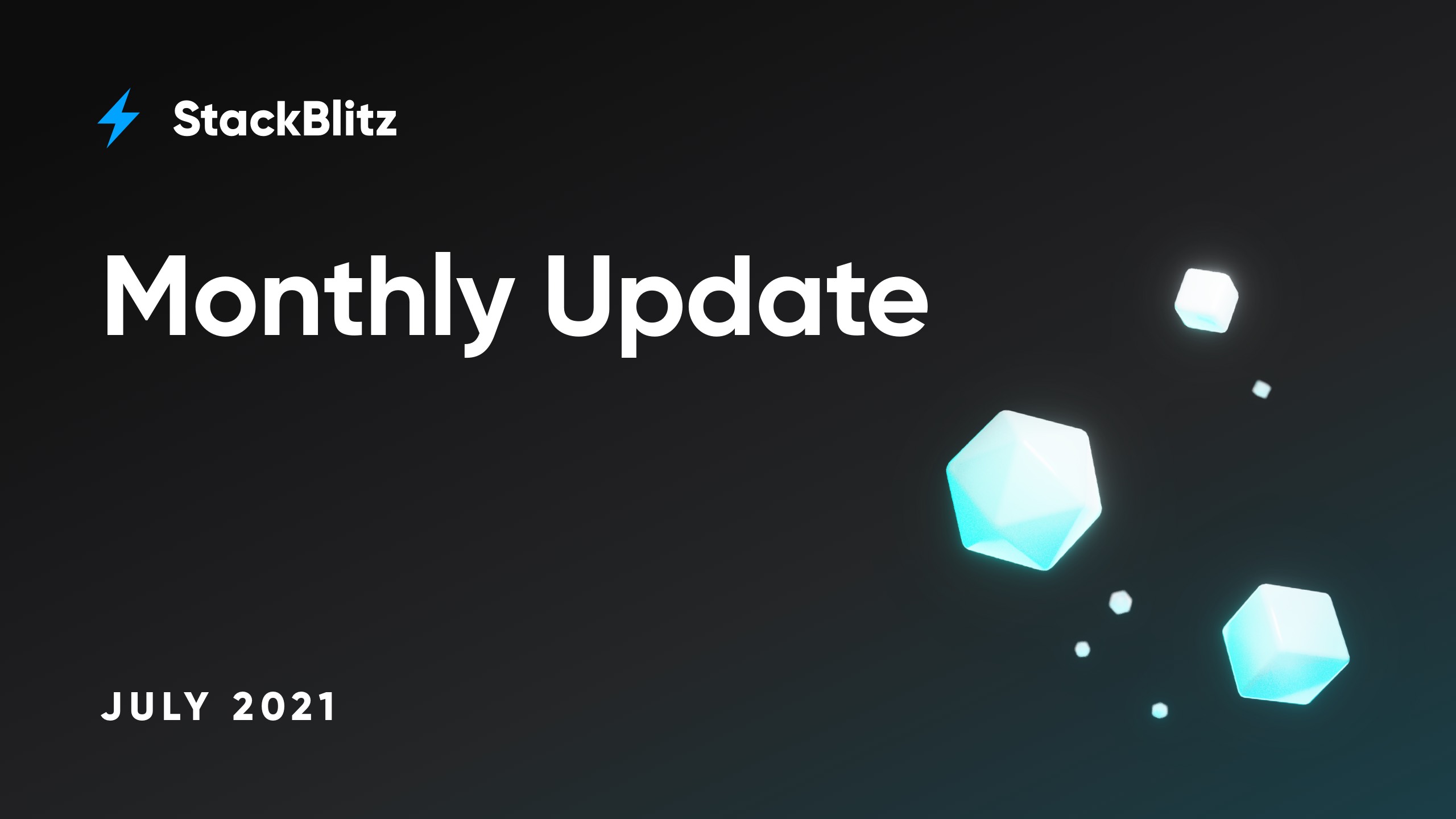 Updates to StackBlitz platform in July 2021